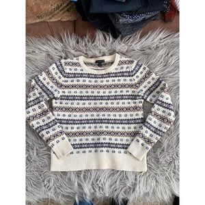 Classic J.Crew women’s size small Fairisle sweater